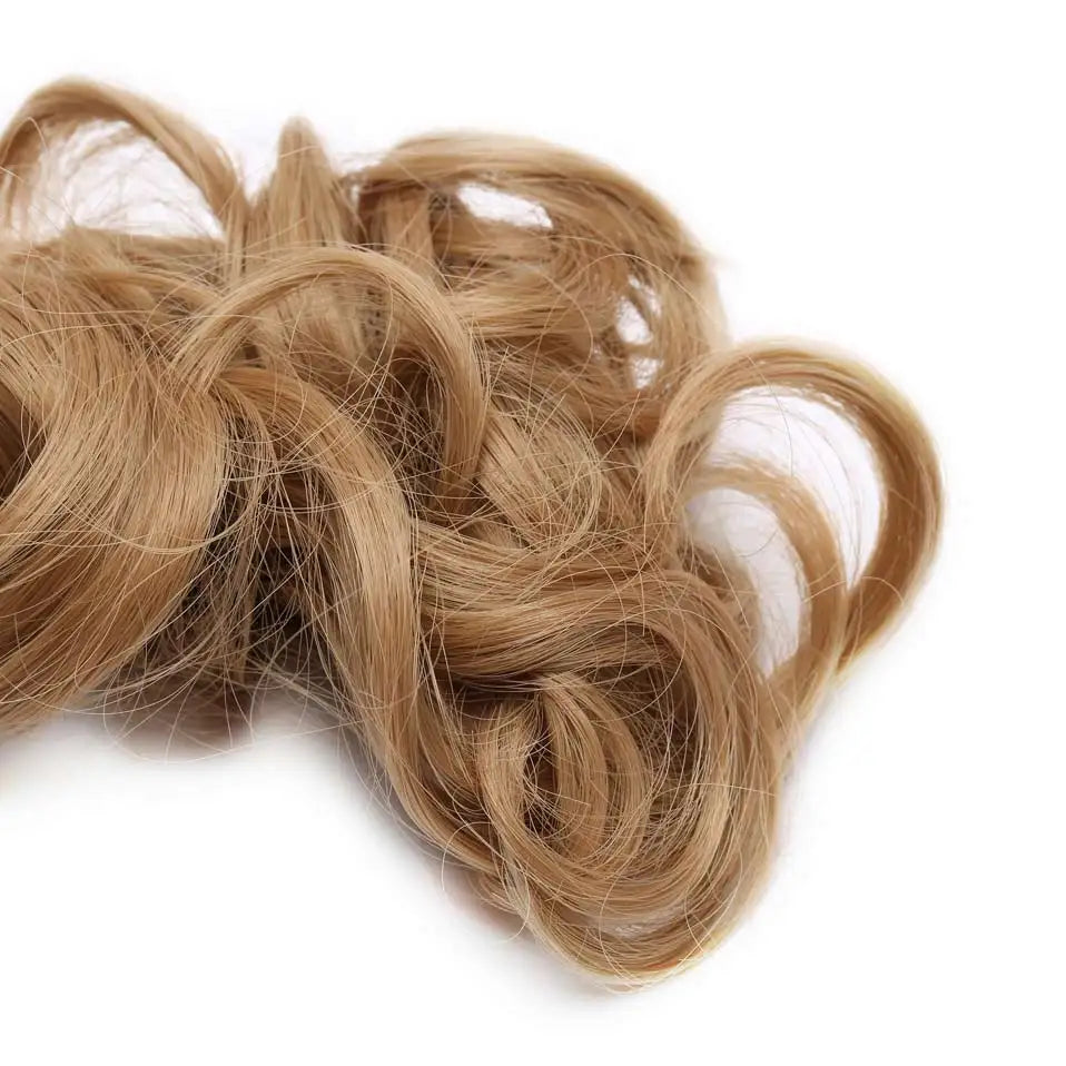 BENEHAIR Messy Hair Bun – Synthetic Chignon Hairpiece Scrunchy for Women Updo Styling