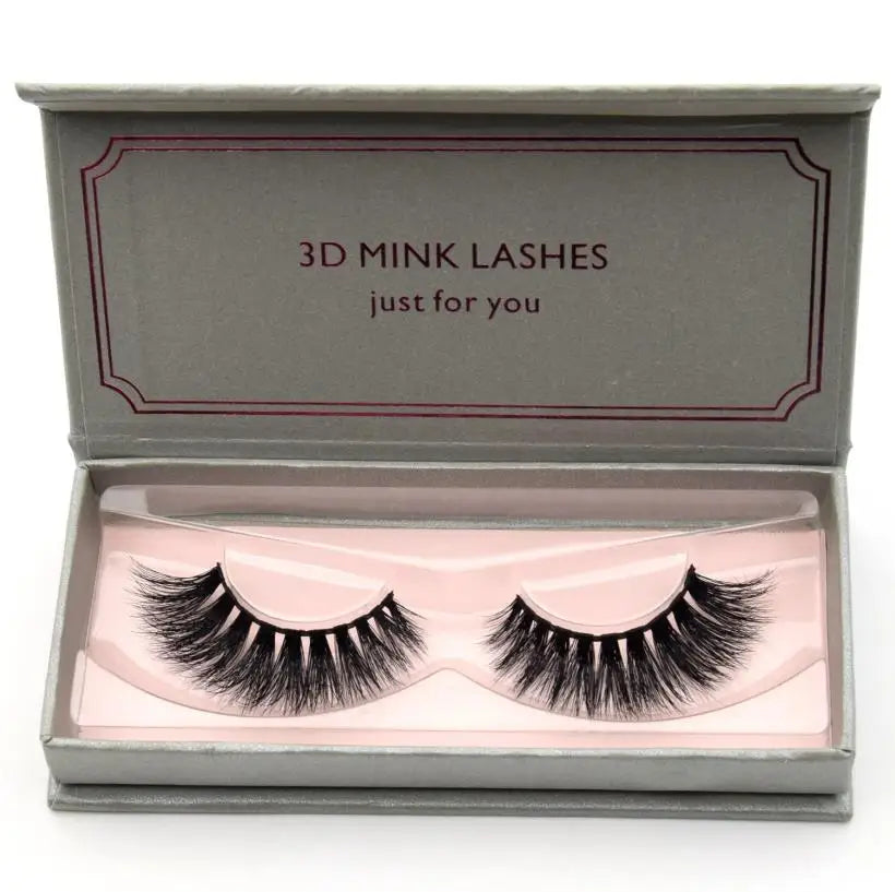 Visofree 3D Mink Lashes – High Volume Natural Black False Eyelashes #108, #109, #110