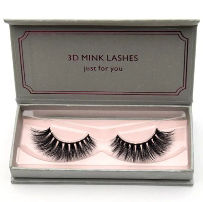 Visofree 3D Mink Lashes – High Volume Natural Black False Eyelashes #108, #109, #110