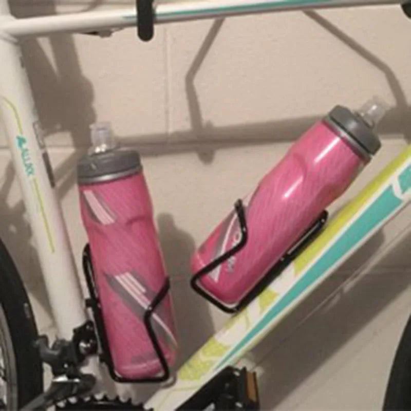 GoByGo Aluminum Alloy Bike Water Bottle Holder – Mount for Mountain & Folding Bikes, 5 Color Options