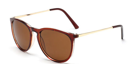 Retro Round Sunglasses — Designer Alloy Mirror Shades for Men & Women