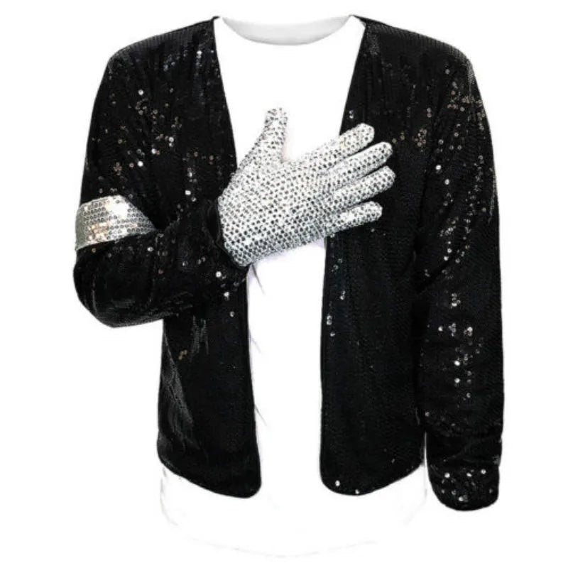Michael Jackson Billie Jean Costume - Celebrity Performance Outfit For Show Party Birthday And Halloween Events