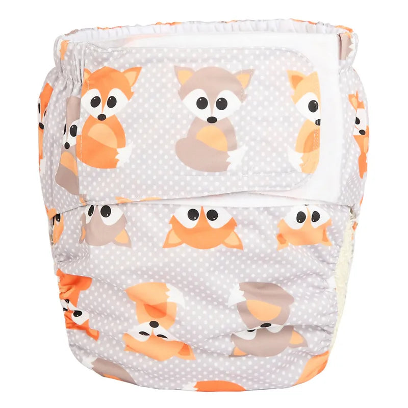 Sigzagor XL Adult Cloth Diaper – Reusable Pocket Nappy with Hook & Loop for Urinary Incontinence 68–128 cm Waist
