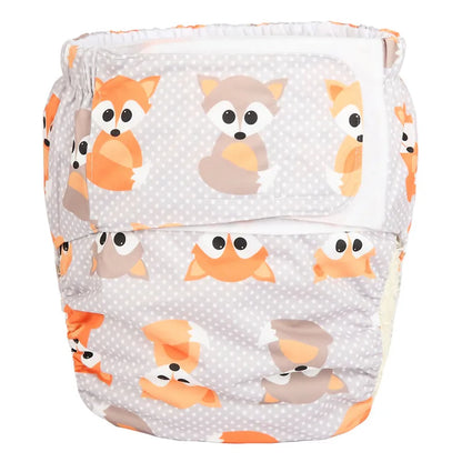 Sigzagor XL Adult Cloth Diaper – Reusable Pocket Nappy with Hook & Loop for Urinary Incontinence 68–128 cm Waist