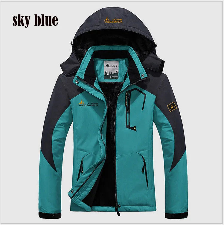 Men's Winter Parka – Windproof & Warm Hooded Fur Coat, Military-Style Thick Anorak Jacket