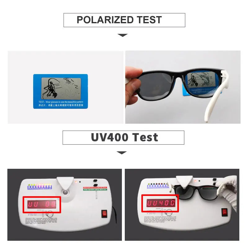 Kids Polarized Sunglasses – Classic Designer UV Protection Eyewear with TAC Lenses & TR90 Flexible Safety Frame for Boys & Girls