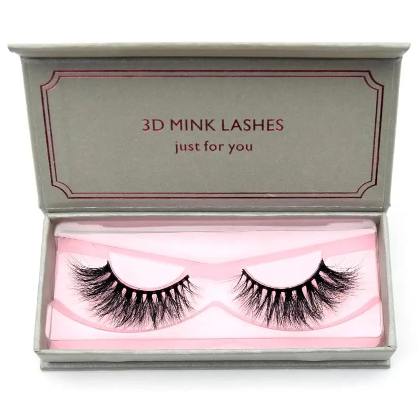 Visofree 3D Mink Lashes – High Volume Natural Black False Eyelashes #108, #109, #110