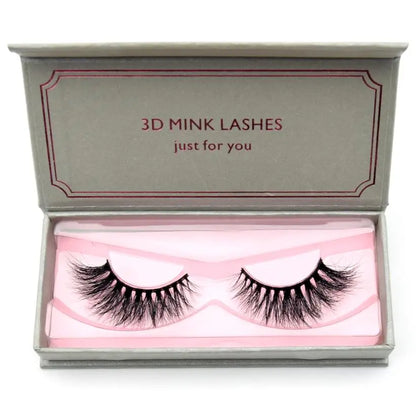 Visofree 3D Mink Lashes – High Volume Natural Black False Eyelashes #108, #109, #110