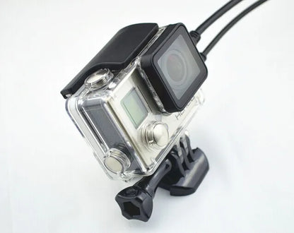 GoPro Hero 3+/4 Open Side Protective Housing Case – Skeleton Shell Cover with Lens Mount for FPV & HDMI Access Action Camera Accessories