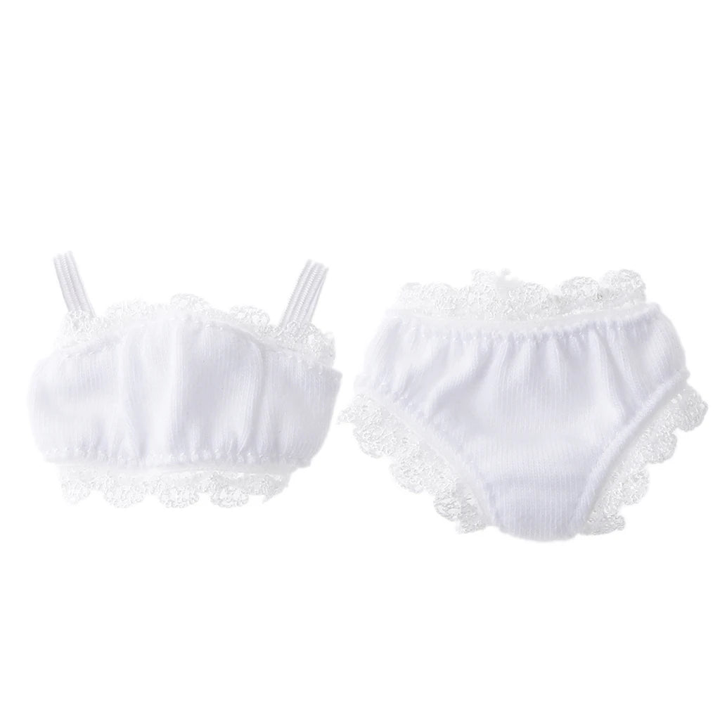 Handmade Lace Underwear Outfit for 1/6 Blythe Doll – Elegant Clothes Set for 12-Inch Dolls