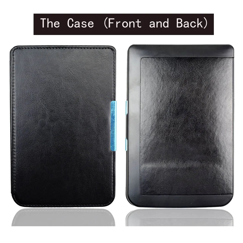PB 626 Plus Leather Case Cover – eReader Case for Pocketbook Touch Lux 3 & PocketBook 626 Ebook Skin