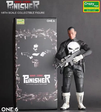 Punisher War Zone Action Figure 1:6 Scale - 12 Inch PVC Collectible Model Toy for Display & Collection