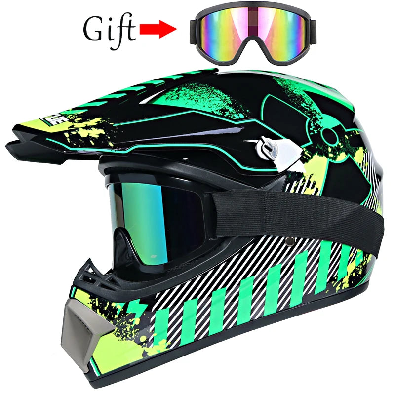 Children's Off-Road Motorcycle Helmet - Bike Downhill AM DH Cross & Motocross Capacete Casco for Kids