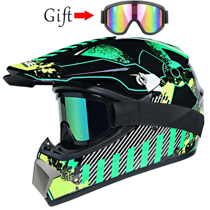 Children's Off-Road Motorcycle Helmet - Bike Downhill AM DH Cross & Motocross Capacete Casco for Kids