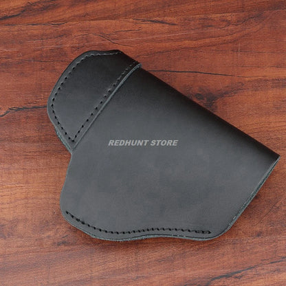 Tactical Leather Holster – IWB Concealed Carry Airsoft Gun Holster for Glock 17/19/43, Sig P365, PX4 & M9 9mm Hunting Accessory