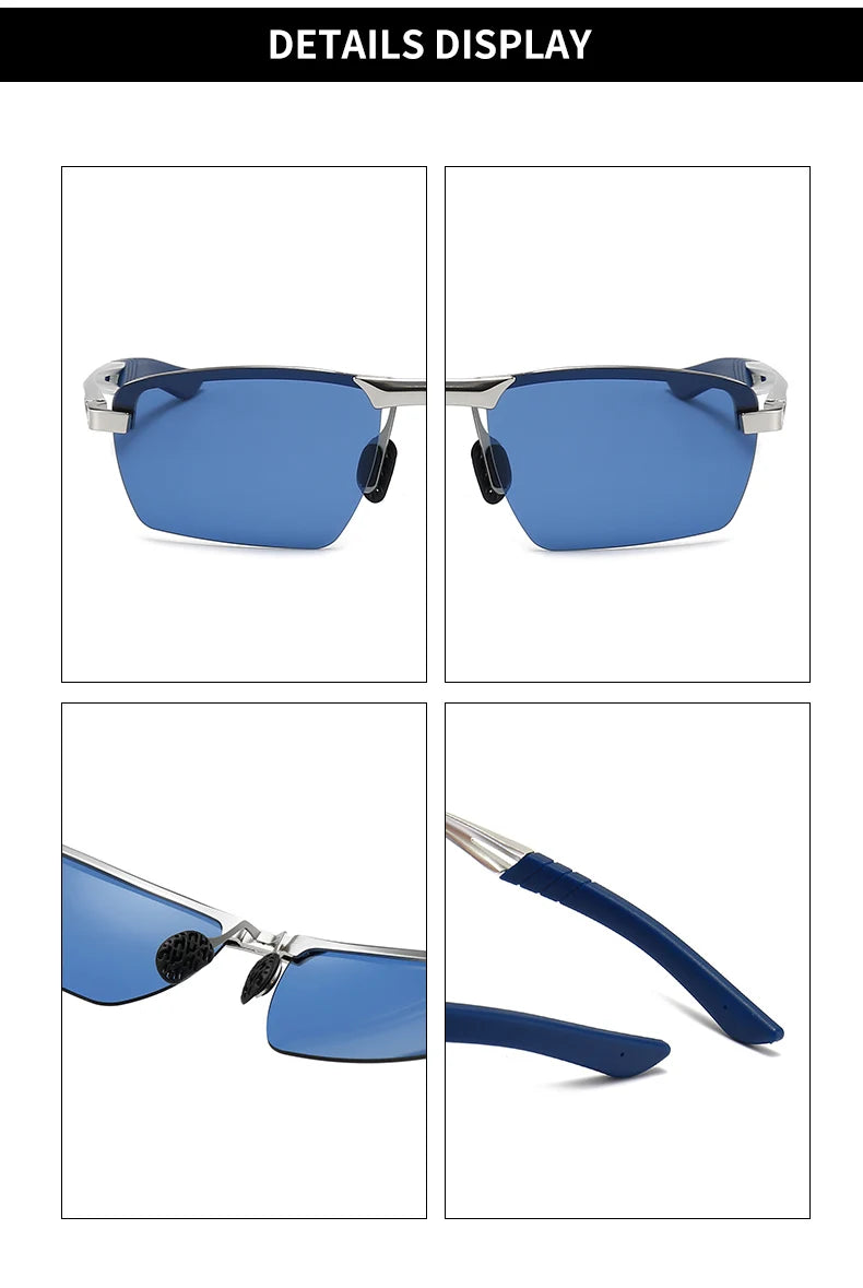 GCV Ultralight Polarized Sunglasses – Fashion Sports Eyewear for Men, Ideal for Driving, Fishing, Outdoor Travel, UV Protection Goggles