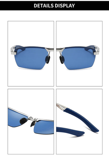 GCV Ultralight Polarized Sunglasses – Fashion Sports Eyewear for Men, Ideal for Driving, Fishing, Outdoor Travel, UV Protection Goggles