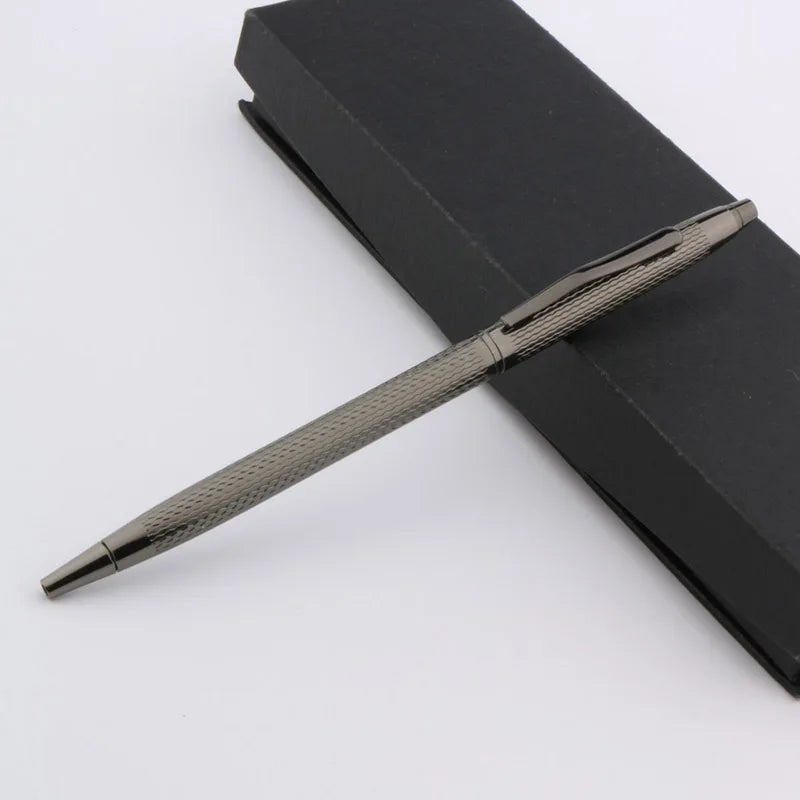 Luxury Twist Wave Metal Ballpoint Pen – High-Quality Drawing & Writing Pen for Office and School