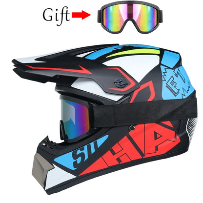 Children's Off-Road Motorcycle Helmet - Bike Downhill AM DH Cross & Motocross Capacete Casco for Kids