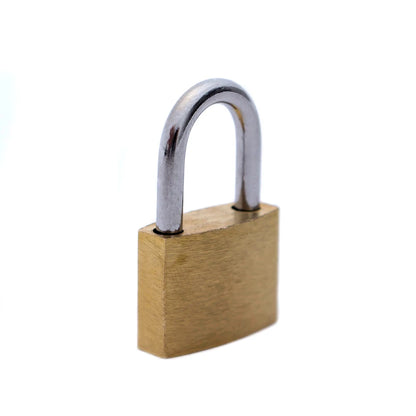 20mm Small Copper Lock | Luggage, Case, Backpack & Locker Padlock, Mini Security Key Padlock for Home Hardware