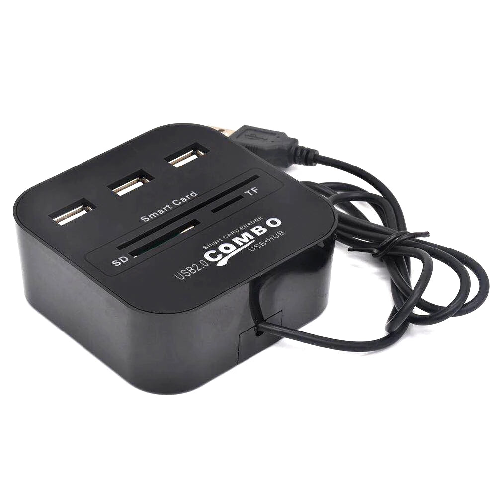 UTHAI X02 USB SIM Smart Card Reader – Bank Card IC/ID EMV SD TF MMC USB-CCID ISO 7816 Compatible with Windows & Linux