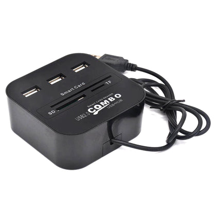 UTHAI X02 USB SIM Smart Card Reader – Bank Card IC/ID EMV SD TF MMC USB-CCID ISO 7816 Compatible with Windows & Linux