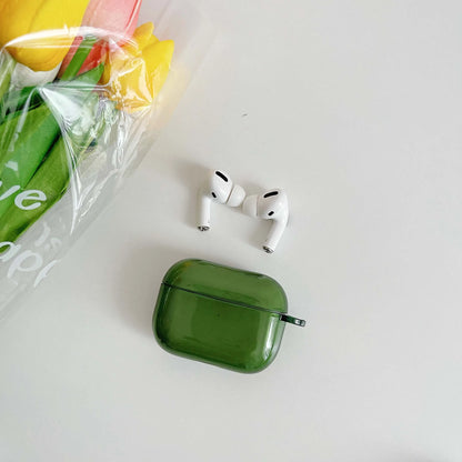 Retro Green High-Quality Earphone Case for Apple AirPods 1/2/3/4 & Pro 2 — Protective Charging Box Shell