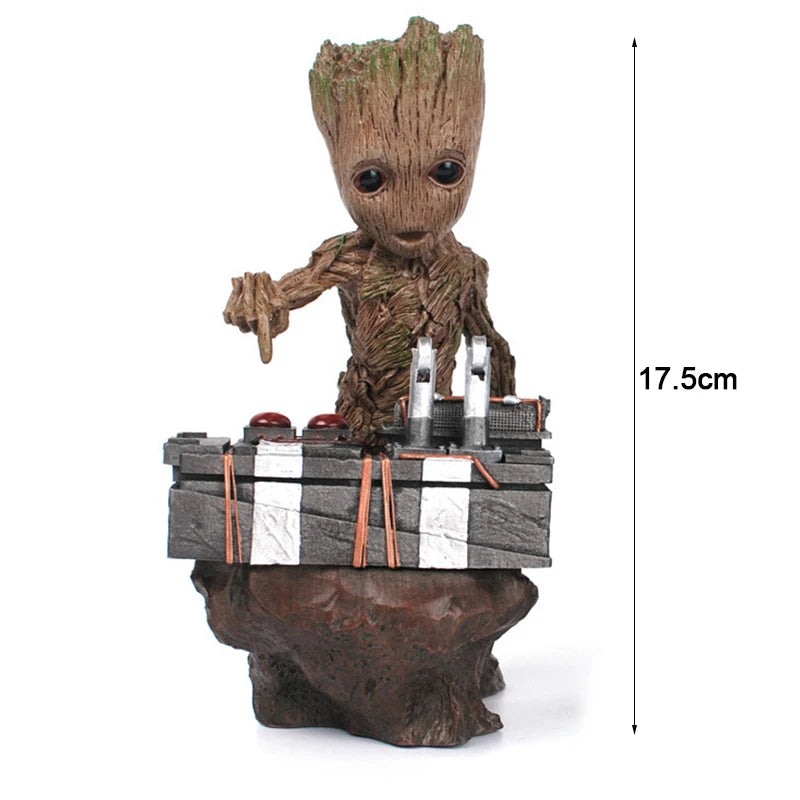 Marvel Guardians of the Galaxy Groot Statue – Cute Baby Tree Man PVC Anime Action Figure Toy Collectible Gift