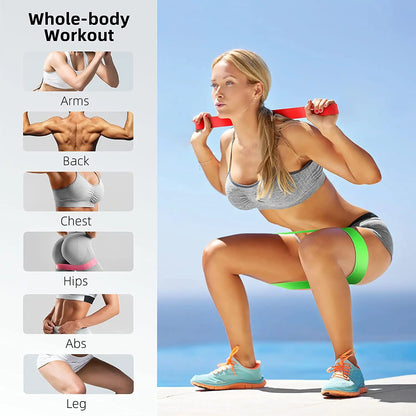 300lb Booty Resistance Band Set – Elastic Workout Harness for Home, Gym, Training & Dumbbell Exercises