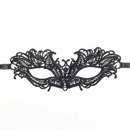 Sexy Lace Eye Mask for Women — Venetian Masquerade, Halloween & Carnival Half-Face Cosplay Party Mask