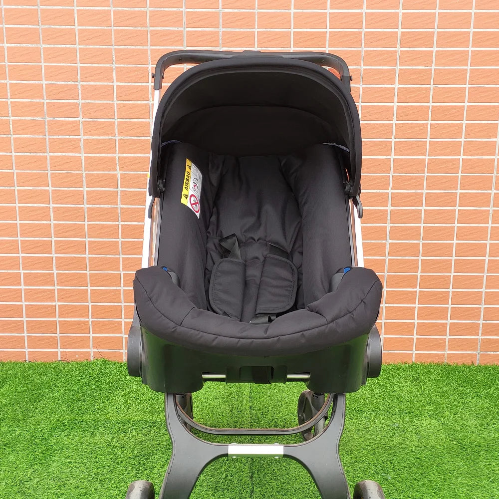 Stroller Accessories 4-in-1 Kit — Canopy, Seat Cushion, Changing Cover & Sunshade for Doona Car Seat Stroller
