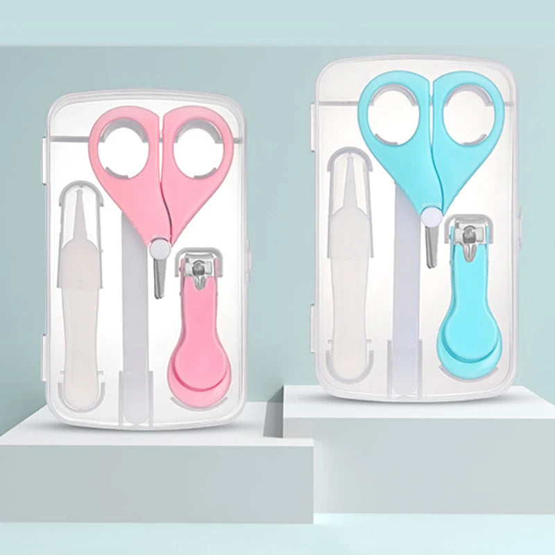 Baby Grooming & Health Care Kit – Multi-Piece Newborn Hygiene Set with Nail Cutter, Scissors & Cleaning Tools for Infant Care