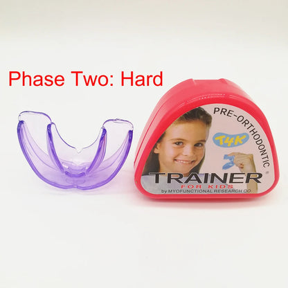 T4K Children’s Dental Tooth Trainer – Orthodontic Appliance for Kids Teeth Alignment, Soft & Hard Braces Mouthpieces