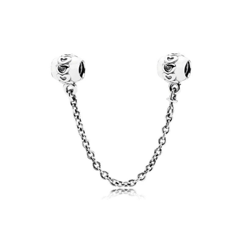 Original Alloy Bead Family Love Heart Pendant Charm - Mom & Dad DIY Jewelry for Pan Bracelets & Necklaces
