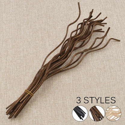 20PCS Diffuser Sticks – Long Wavy Rattan Reed Replacement for Fragrance Diffuser, Air Freshener Accessory