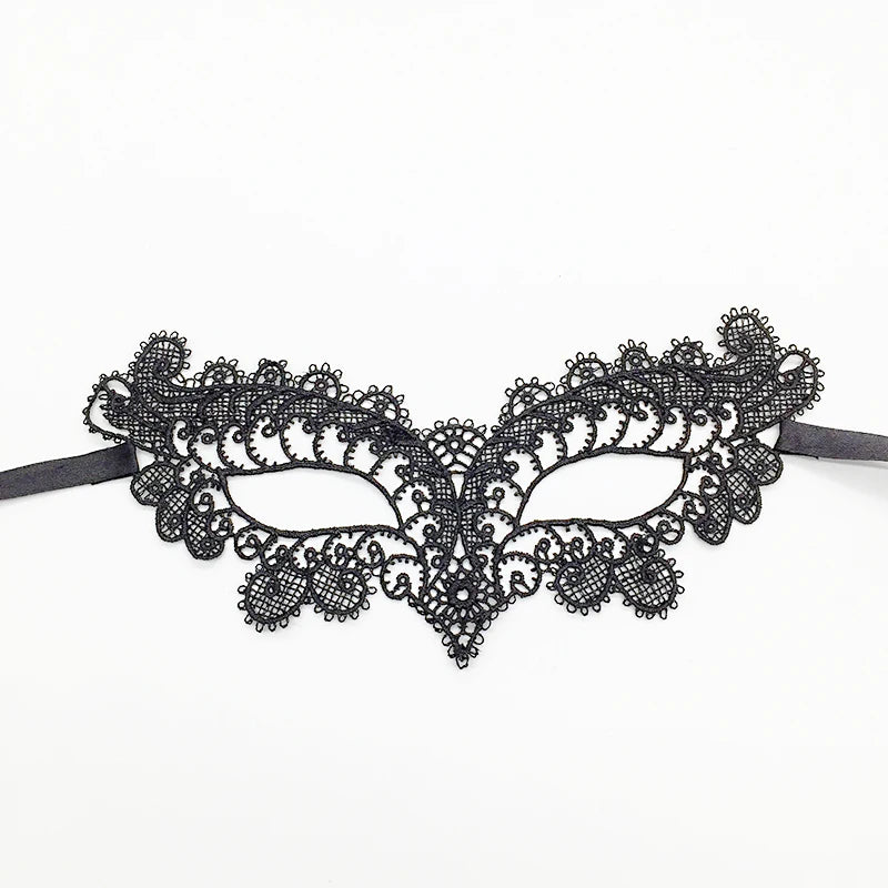 Sexy Lace Eye Mask for Women — Venetian Masquerade, Halloween & Carnival Half-Face Cosplay Party Mask