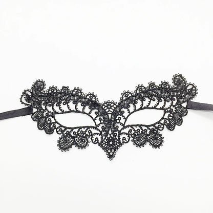 Sexy Lace Eye Mask for Women — Venetian Masquerade, Halloween & Carnival Half-Face Cosplay Party Mask