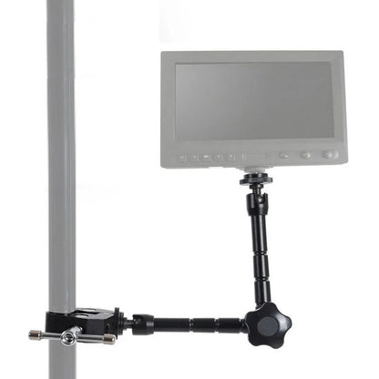 Super Clamp with 7"/11" Adjustable Magic Arm | Articulating Mount for Monitor, LED Light, DSLR Camera, Flash & LCD Video Gear