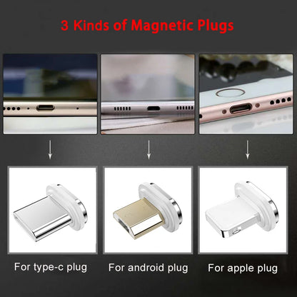 10th Gen Magnetic Charging Adapter - Fast Charge Plug for iPhone, Samsung, Huawei & Xiaomi Devices
