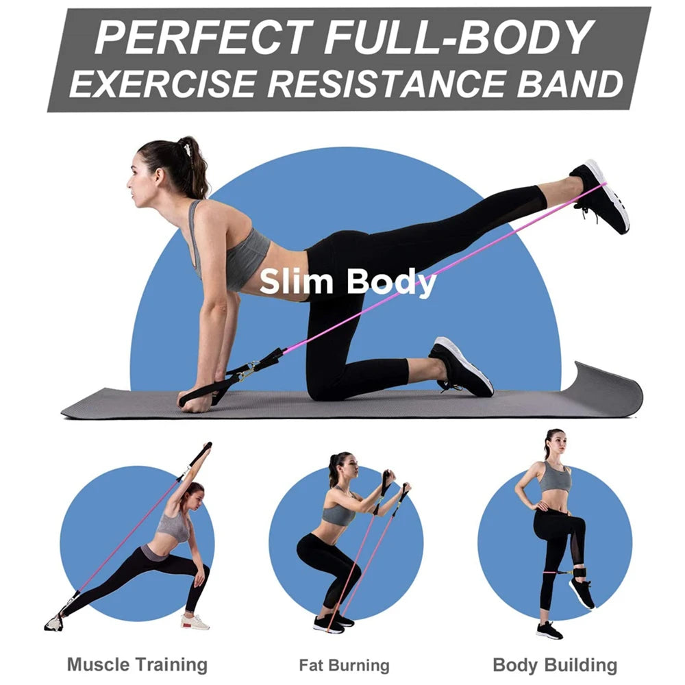 300lb Booty Resistance Band Set – Elastic Workout Harness for Home, Gym, Training & Dumbbell Exercises