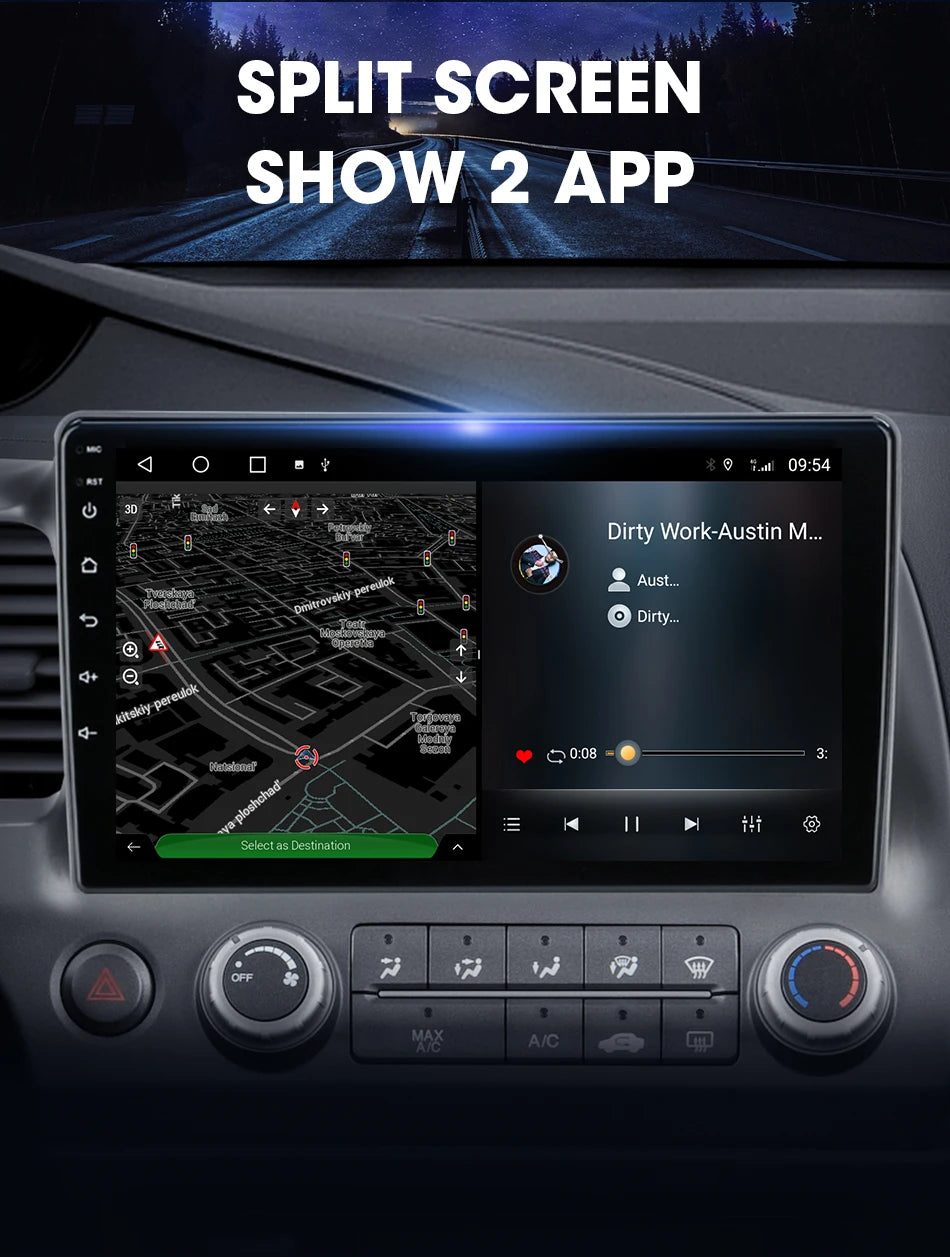 Srnubi 2DIN Car Radio Android 12 – Universal 7"/9" CarPlay Multimedia Player for Nissan, Honda, Toyota, Lada, Volkswagen, Hyundai