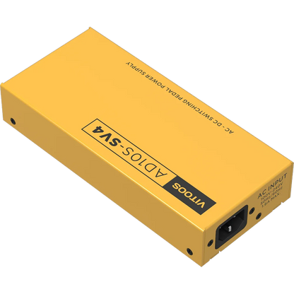 VITOOS AD10S-SV4 Effect Pedal Power Supply - Fully Isolated with Noise Reduction & High Power for Digital Effectors