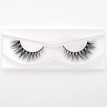 Visofree 3D Mink Eyelashes – Thick Handmade Full Strip Cruelty-Free False Lashes for Makeup M56