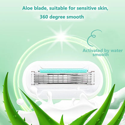 Gillette Venus Safety Razor for Women - 3/5 Blade Shaver for Face, Arms, Legs, and Hair Removal