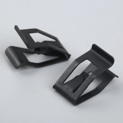 10Pcs Car Dashboard Trim Clips - Black Metal Rivet Fasteners for Ford, Mazda, Audi, Toyota