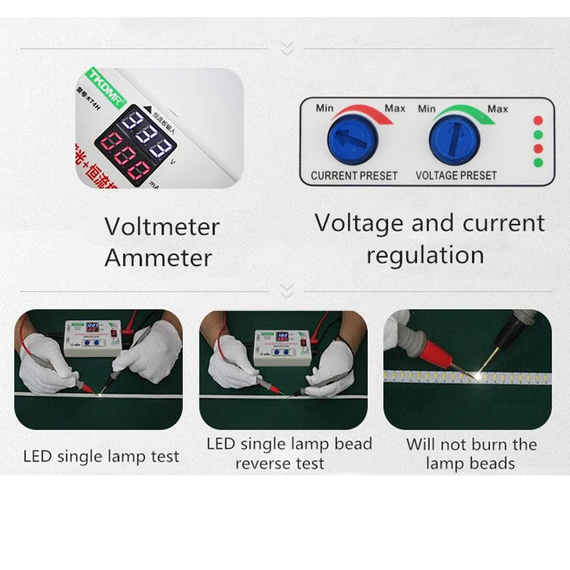 TKDMR 0-330V Smart-Fit Voltage Tester – Manual Adjustable TV LED Backlight & Current Control for LED Lamp Beads