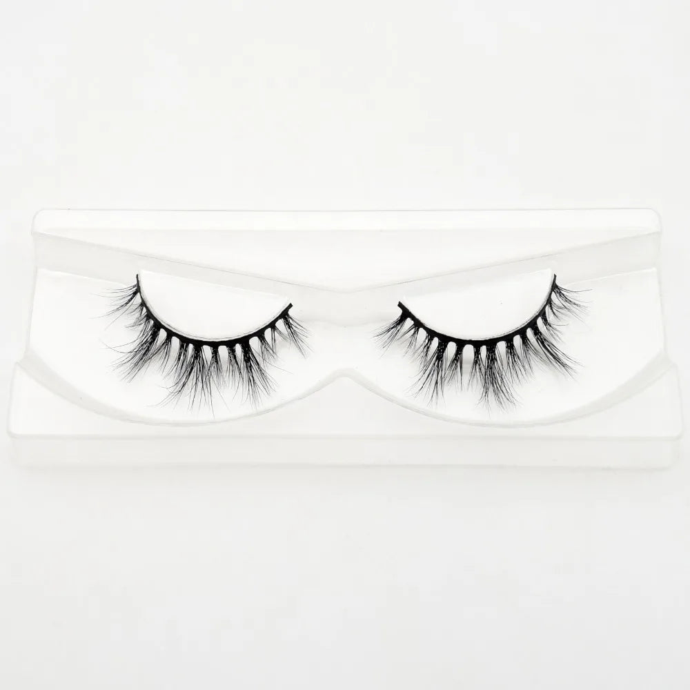 Visofree 3D Mink Eyelashes – Thick Handmade Full Strip Cruelty-Free False Lashes for Makeup M56