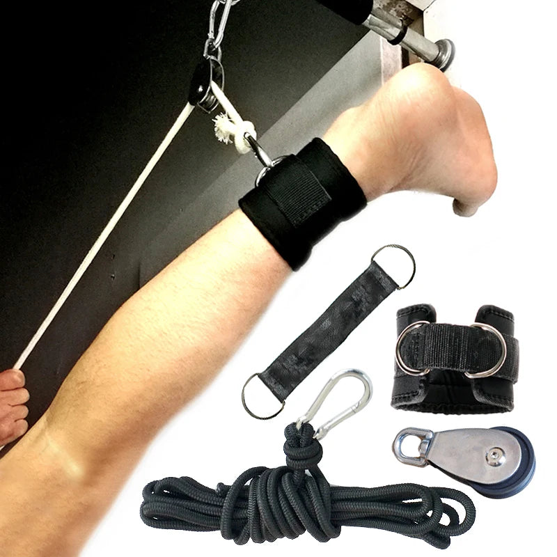Leg Split Stretcher with Pulley - Adjustable Flexibility Trainer for Taekwondo, Kung Fu and Martial Arts