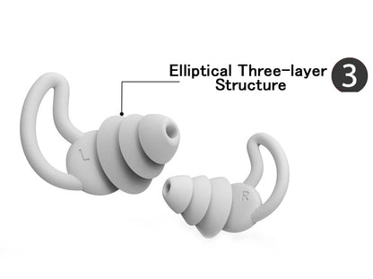 Universal Sleep Earplugs – Noise Reduction Ear Plugs for Comfortable Rest & Noise Blocking