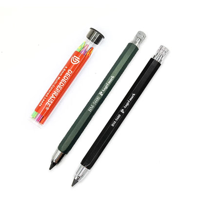 5.6mm Mechanical Pencils & Charcoal Graphite Leads – HB to 14B Soft, Medium, Hard Sketch Drawing Lead Core